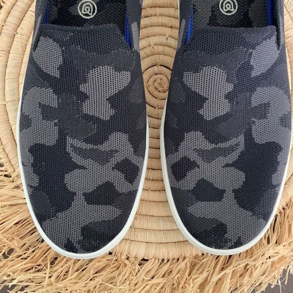 ROTHY’S The Original Slip On Sneakers Gray Camo Size 12 - Picture 5 of 16
